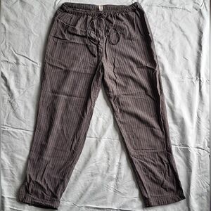 Gray Cotton Pants